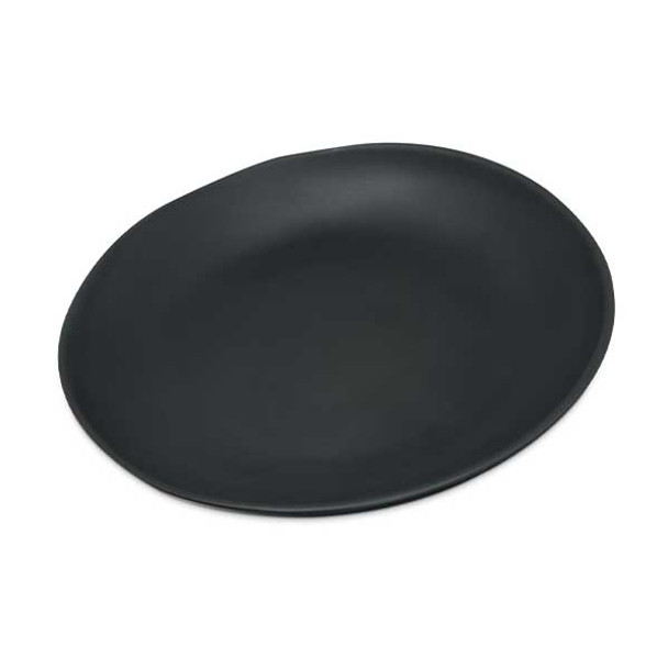 Carlisle 5310738 Ridge 10-1/2" Freeform Dinner Plate, Melamine, Slate - 12/Case Carlisle 5310738 Ridge 10-1/2" Freeform Dinner Plate, Melamine, Slate - 12/Case