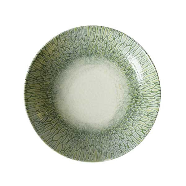 Cardinal FP824 Papillon by Dudson 38 oz. Coupe Bowl, Green, Ceramic - 6/Case