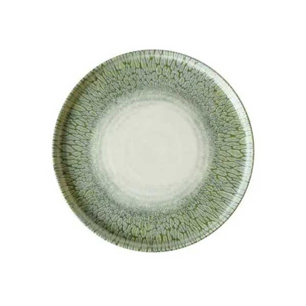 Cardinal FP825 Papillon by Dudson 8-1/4" Walled Plate, Green, Ceramic - 6/Case
