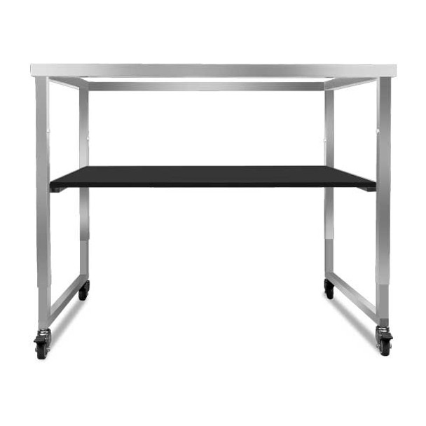 Eastern Tabletop RN904DS Ryze Adjustable 32-1/2"H, 37"H, and 41-5/8"H Nesting Table Frame