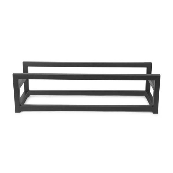 Eastern 833NB Lighted Levels 6"H Narrow, Short Rectangular Riser Stand, Black, SS