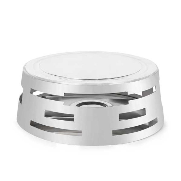 Eastern Tabletop 32209AT REVO All-In-One 18-3/4" Round Chafer Stand w/Griddle Top, SS