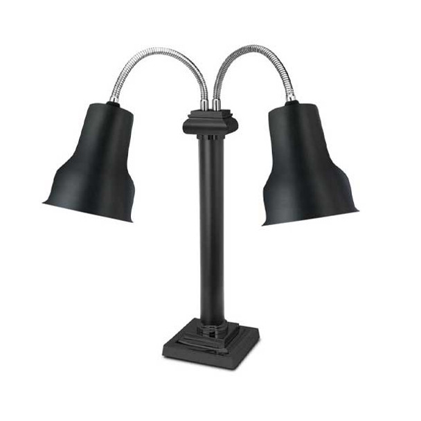 Eastern Tabletop 9632MB 5-Star Series Double (2) 250W Sphere Lamp Warmer, Black Finish