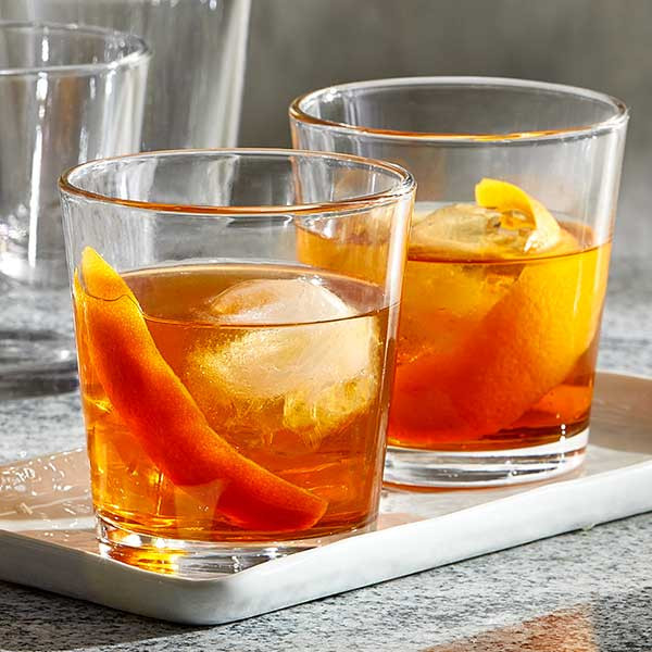 Libbey 15587 Restaurant Basics 12 oz. Doube Old Fashioned Glass 
