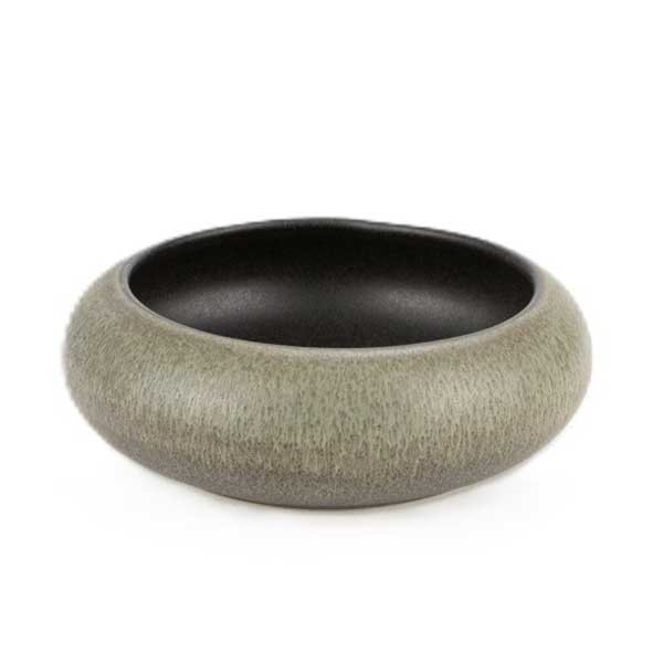 Arc Cardinal FP866 Klay Lava 29 oz. Bowl, Stoneware, Green - 6/Case
