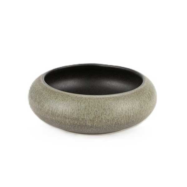 Arc Cardinal FP867 Klay Lava 12 oz. Bowl, Stoneware, Green - 6/Case