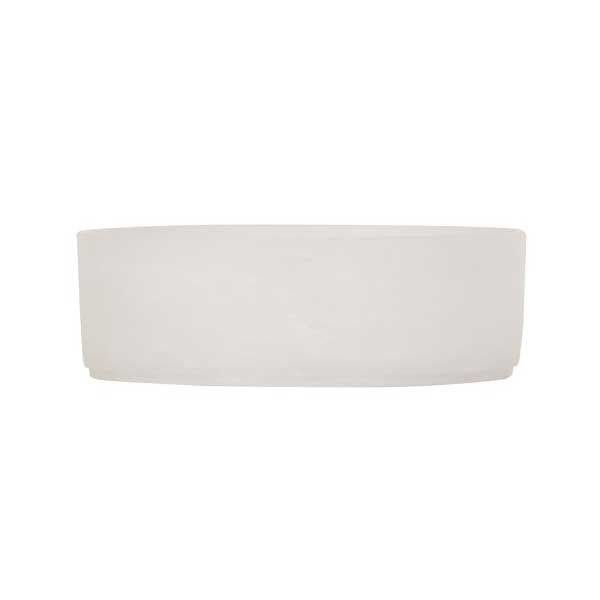 Cal-Mil 23738-8-126 Resin 8" Round Bowl, White Marble