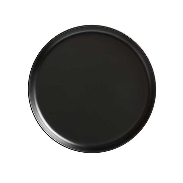 American Metalcraft ARP7BK Ani Collection 7-1/2"Dia. Round, Coupe Plate, Black, Melamine