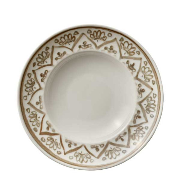 Libbey 803012741000402 Soulmate 10" Round, Deep Coupe Plate, Sienna - 6/Case