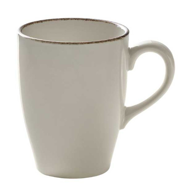 Libbey 803563541000403 Soulmate 11 oz. Mug, Tan Rim - 6/Case