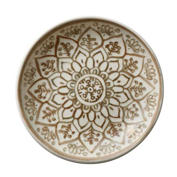 Libbey 803132141000402 Soulmate 8-1/2" Round, Deep Coupe Plate, Sienna - 6/Case