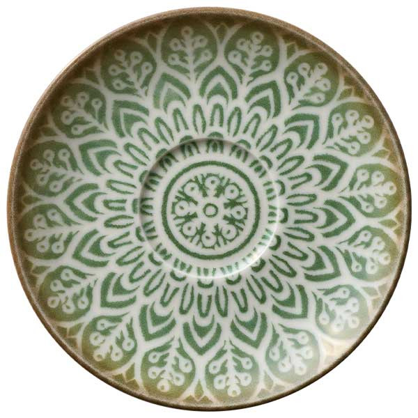 Libbey 803692241000401 Soulmate 5-3/4" Round Saucer, Jade