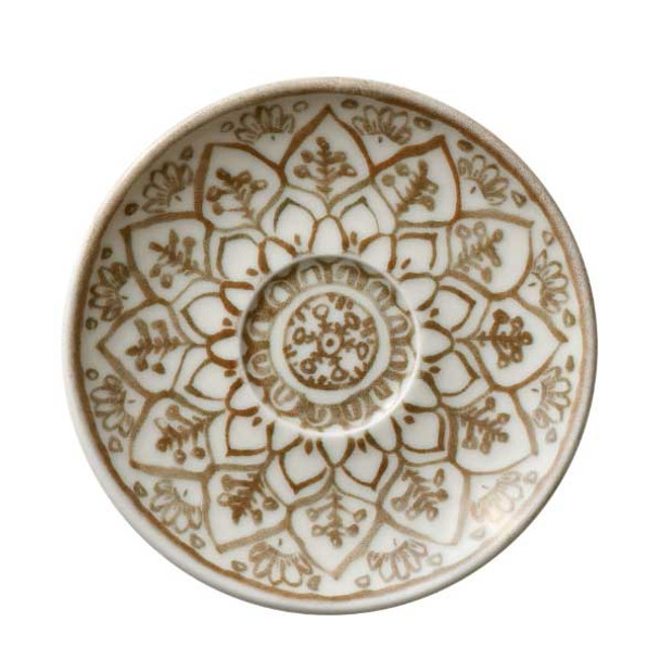 Libbey 803692241000402 Soulmate 5-3/4" Round Saucer, Sienna - 6/Case
