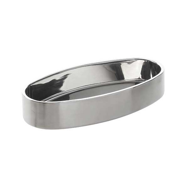 American Metalcraft DWBV22 216 oz. Oval, Double Wall Bowl, Silver