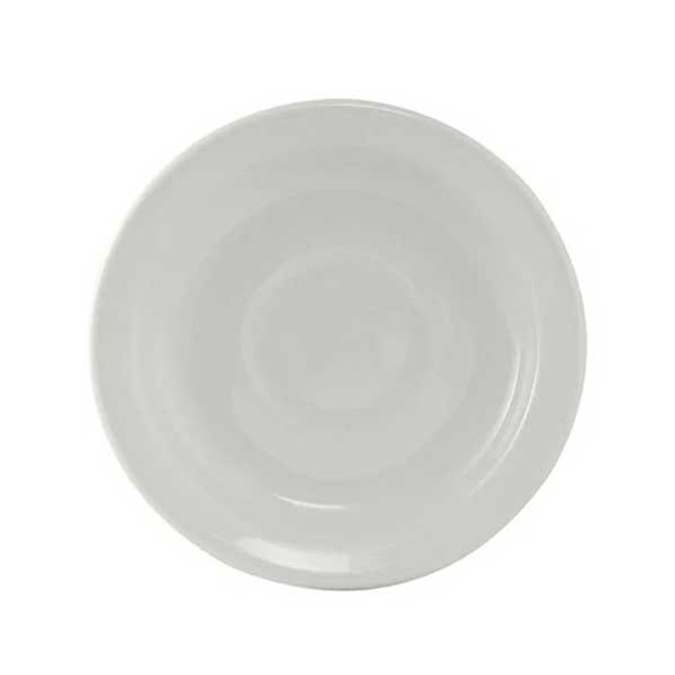 Tuxton CLE-057 5-7/8" Round Saucer, Porcelain White - 36/Case
