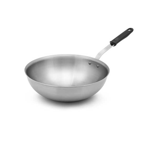 Vollrath 702114 Tribute 14" Heavy Duty Stir Fry Pan, Stainless Steel