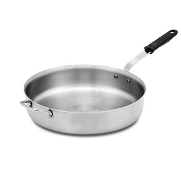 Vollrath 702175 Tribute 14" - 7-1/2 Qt. Saute Pan w/Silicone Handle
