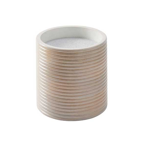 American Metalcraft JBASES8 Mix & Match Hampton Juice Dispenser Base, Round, Mango Wood, Sun-Bleached
