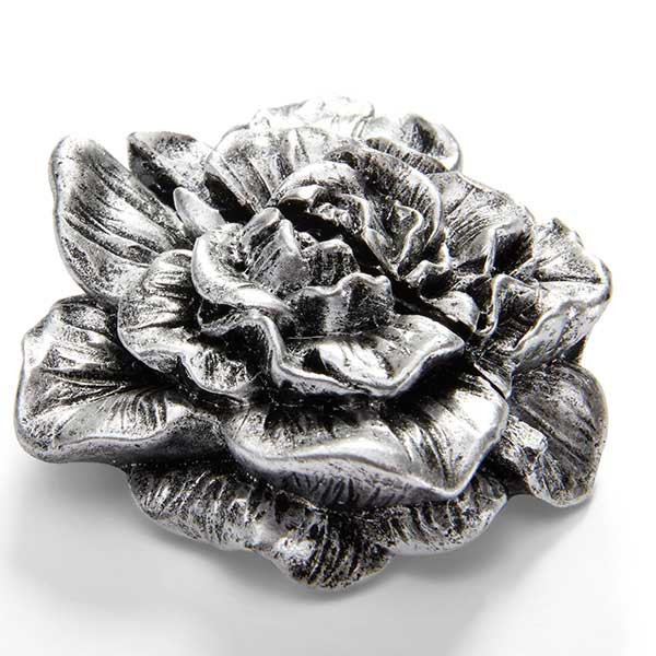 American Metalcraft CHPD Whimsical Daisy Card Holder, Silver Polyresin