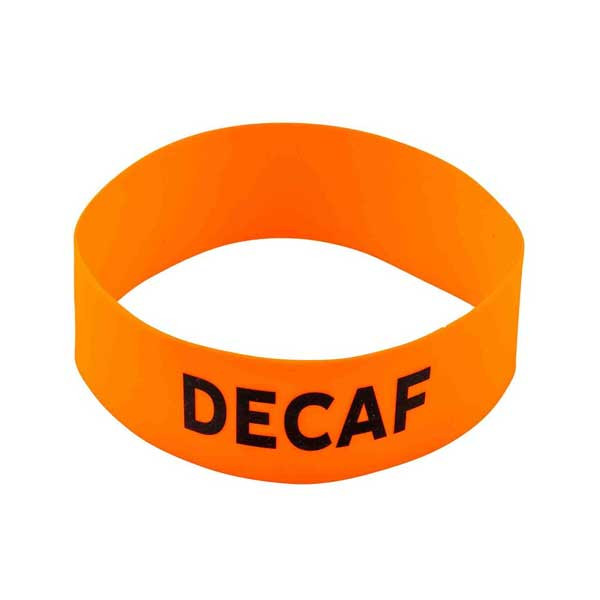 Tablecraft 13091 "Decaf" Airpot Band, Orange, Silicone