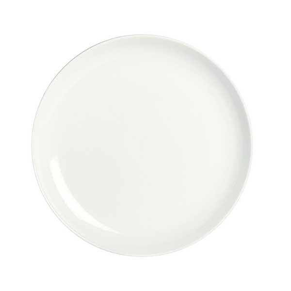 Steelite 6940E654 Parliament 10-5/8" Round Coupe Plate, Porcelain, White - 12/Case