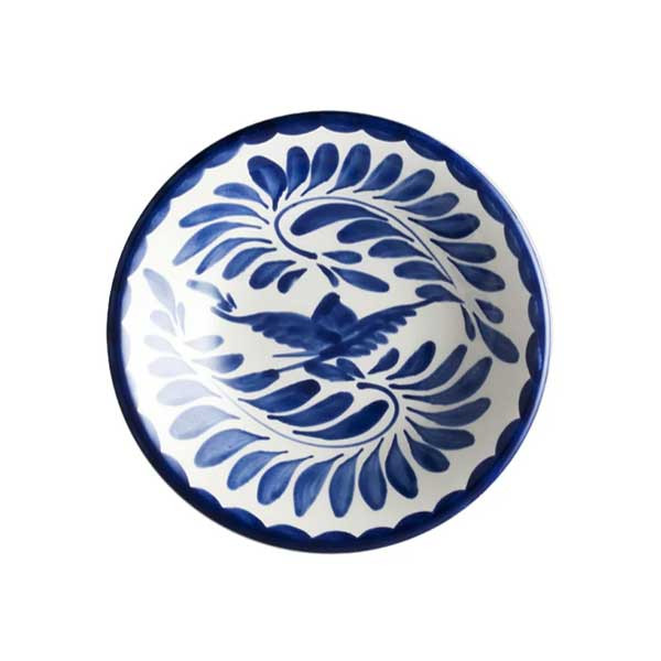 Steelite A120P029 Anfora Puebla 3.5 oz. Fruit Bowl, Vitrified China, Blue - 12/Case