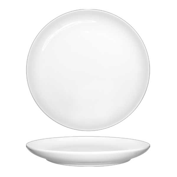 International Tableware TN-306 Torino 6" Round Coupe Plate, Porcelain, European White - 36/Case