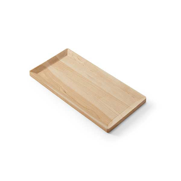 American Metalcraft LRP18 Lyselle Collection 17-3/4" x 8-3/4" Rectangle Serving Board, Maple Wood