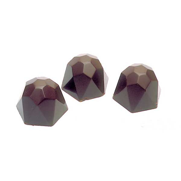 Matfer Bourgeat 380102 1-1/4" x 1" Chocolate Mold Sheet, Diamond, Plastic
