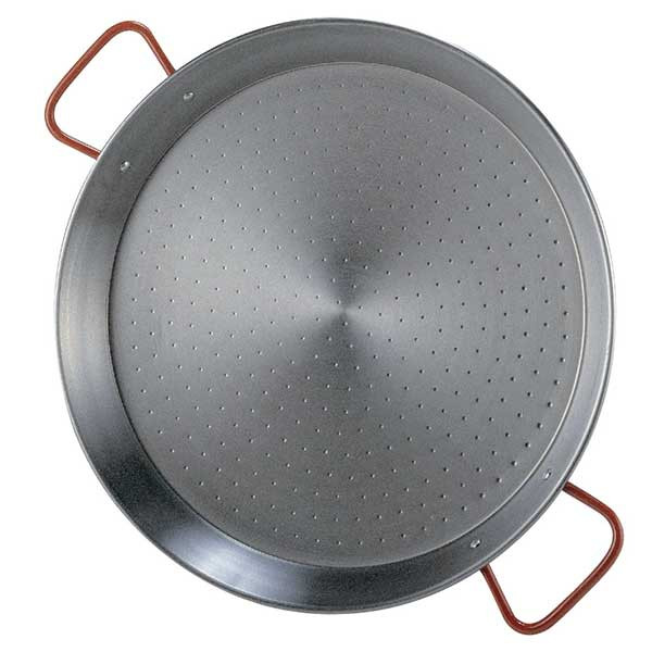  Matfer Bourgeat 071041 La Ideal Polished Steel Paella Pan, 15 3/4" 