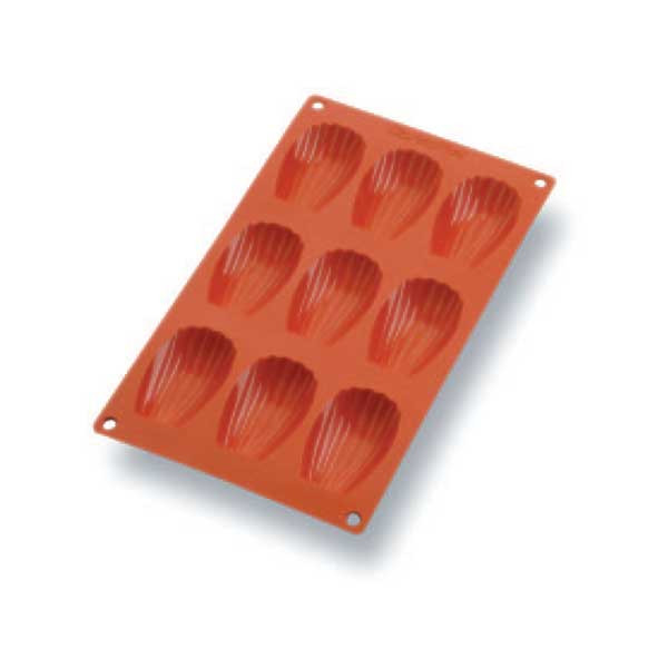 Matfer Bourgeat 257917 Gastroflex 2-7/8" Madeleine Mold Sheet, Silicone