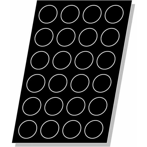 Matfer Bourgeat 336045 Demarle Flexipan Origine Muffin/Cupcake Mold Sheet, 3", 24 cavities