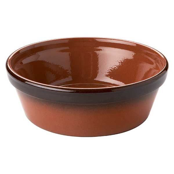 Matfer Bourgeat 059925 16 oz. Cassoulet Dish, Earthenware, Brown