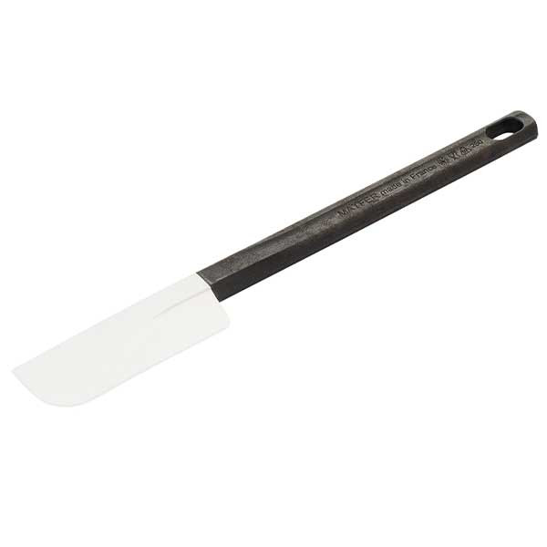 Matfer Bourgeat 113720 Elveo High Temperature Narrow Rubber Spatula, 10"
