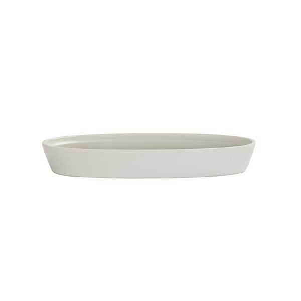 Cal-Mil 26143-711-103 Cove 11" x 7" Ivory Platter