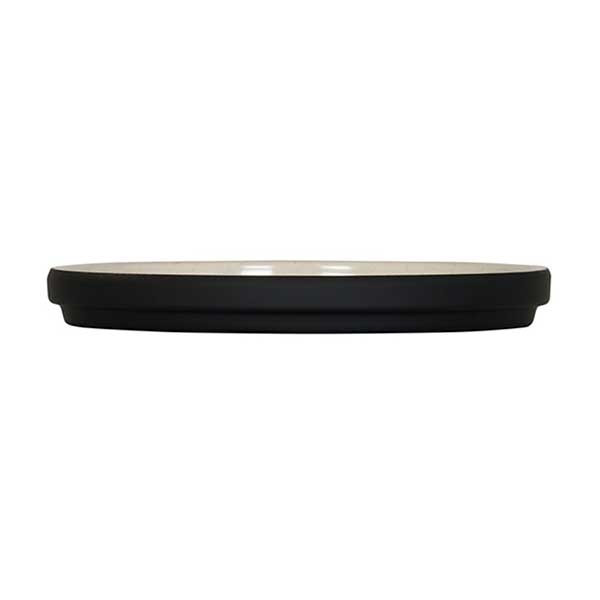 Cal-Mil 26130-6-138 Sorelle 6" Black and Ivory Speckle Plate
