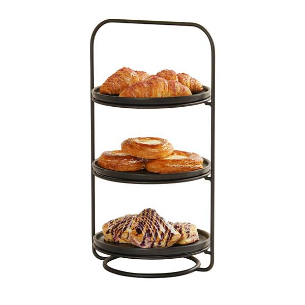 Cal-Mil 25204-10-13 Logan 3-Tier 10" Plate Stand