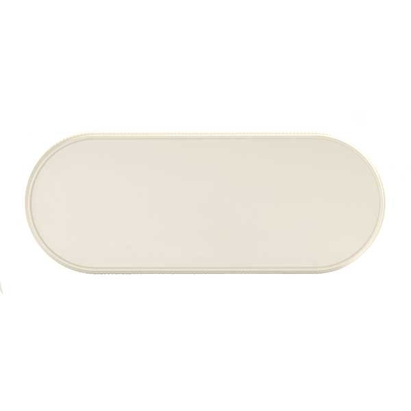 Cal-Mil 26107-208-103 Arista 20" x 8" Oval Platter, Melamine, Ivory