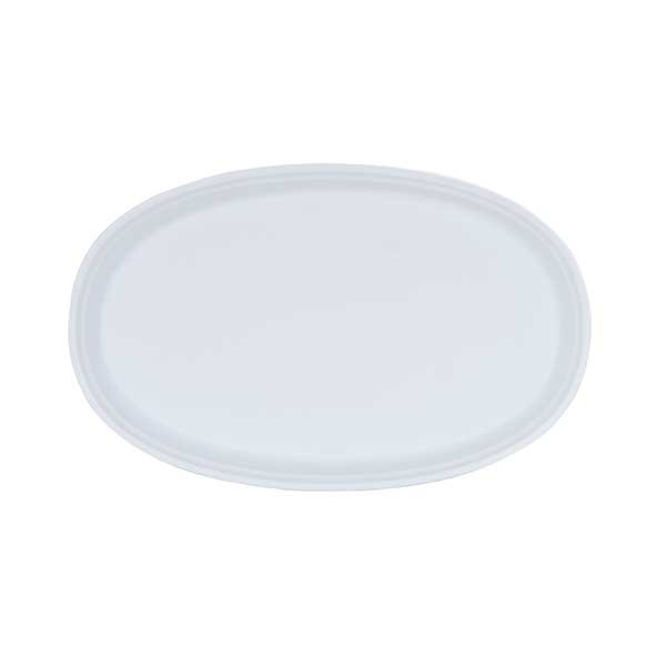 Cal-Mil 26143-711-15 Cove 11" x 7" White Platter