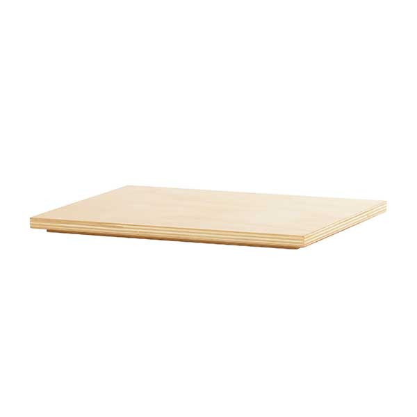 Cal-Mil 23180-1012-93 Logan 10" x 12" Serving Flat, Birch Wood