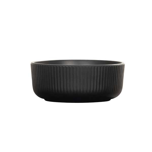 Cal-Mil 26106-6-13 Arista 30 oz. Soup Bowl, Melamine, Black