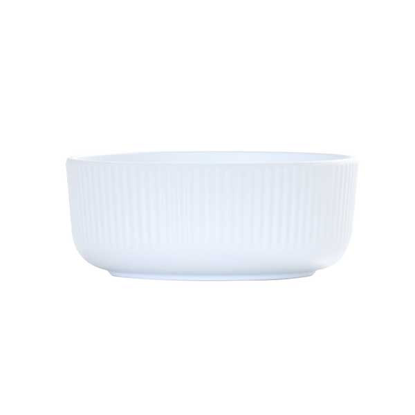Cal-Mil 26106-6-15 Arista 30 oz. Soup Bowl, Melamine, White