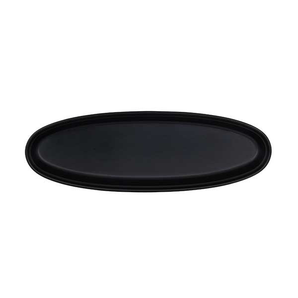 Cal-Mil 26143-618-13 Cove 6" x 18" Black Platter