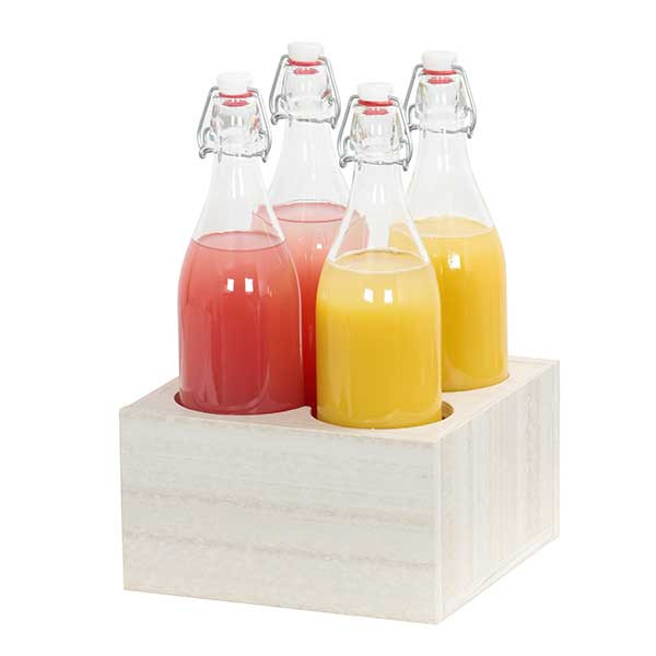 Cal-Mil 28623-141 Vista 4 Section Carafe Cooler, Coastal