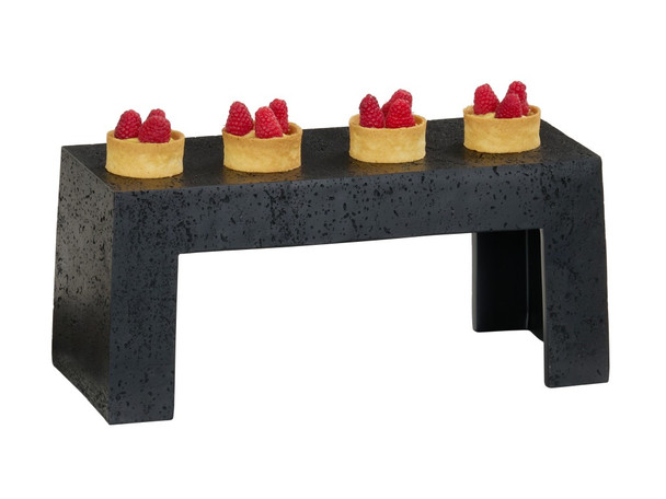 Cal-Mil 28001-7-13 Resin Black 15" x 11" x 7" Riser