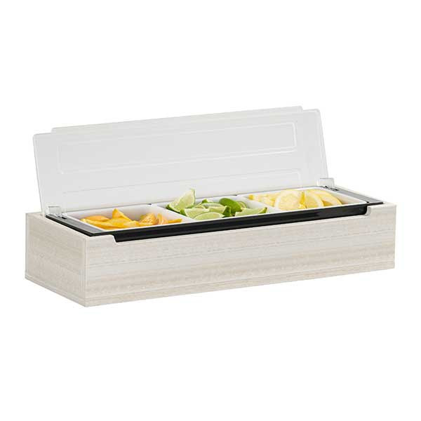 Cal-Mil 28615-141 Vista 3 Section Bar Organizer, Coastal