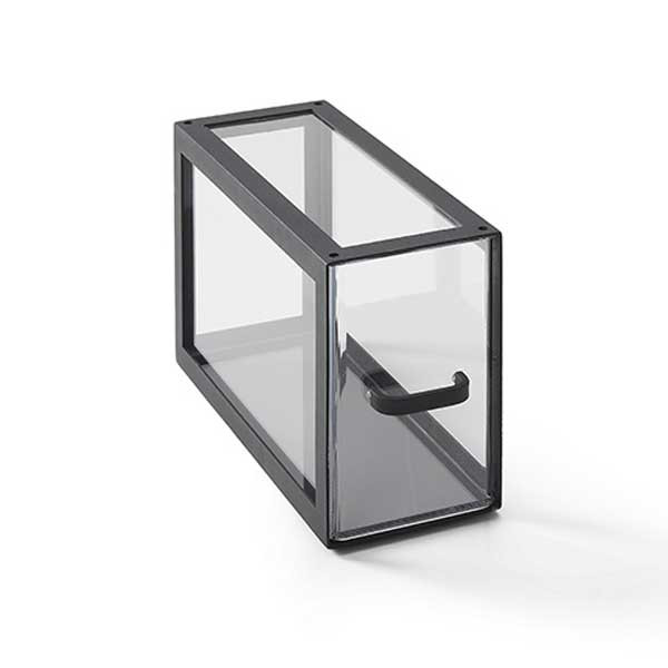 American Metalcraft TDCR5 Black Twilight Modular Case Replacement Drawer Only, 1/4 Size, Clear Acrylic