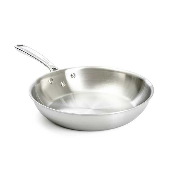 Browne 5724153 Thermalloy 9-1/2" Fry Pan, Tri-Ply, ProGrip Handle, 18/8 Stainless Steel