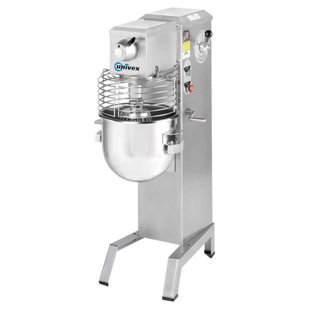 Univex SRMF20+ 20 qt. Planetary Mixer, Floor Model, 1/2 hp, 120V