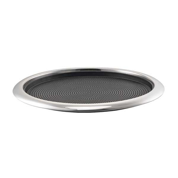 Service Ideas TR1614RIPS 16" Non-Slip Tray, Removable Insert, Polished Stainless